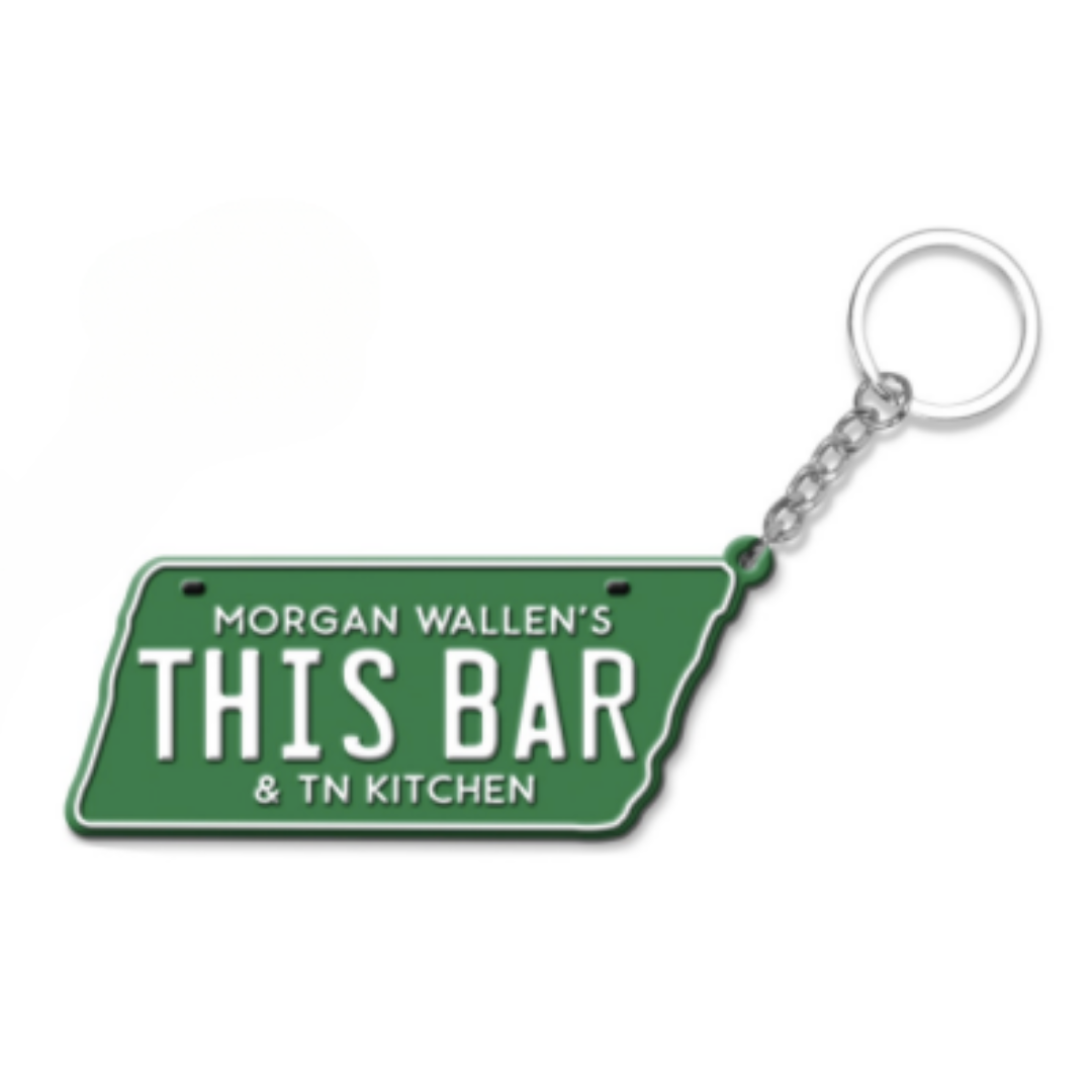 Morgan Wallen Green Key Chain
