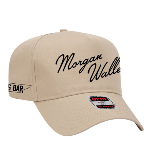 Morgan Wallen Khaki Cursive Hat