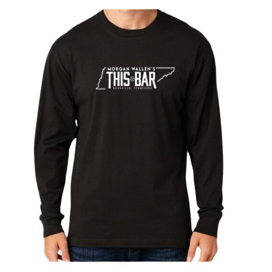 Morgan Wallen L/S Black Logo with Slogan